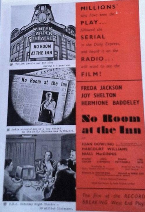 No Room at the Inn 1948 official movie poster