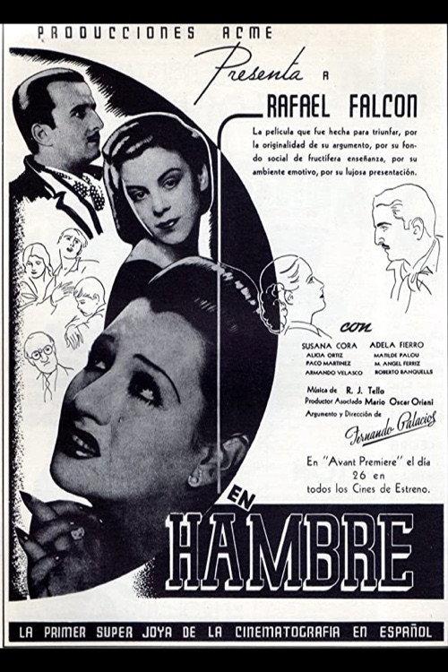 Hambre 1938 official movie poster