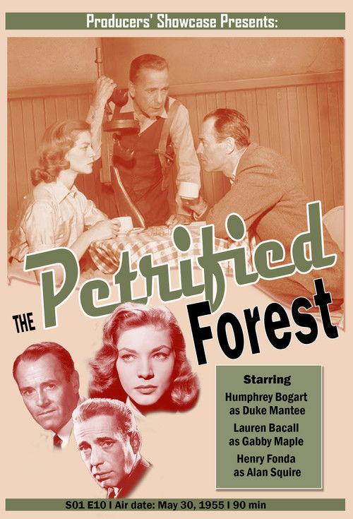 The Petrified Forest 1955 official movie poster