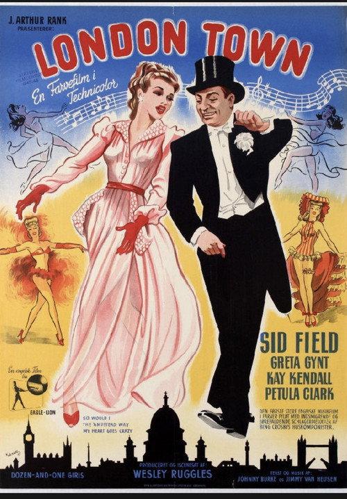 London Town 1946 official movie poster