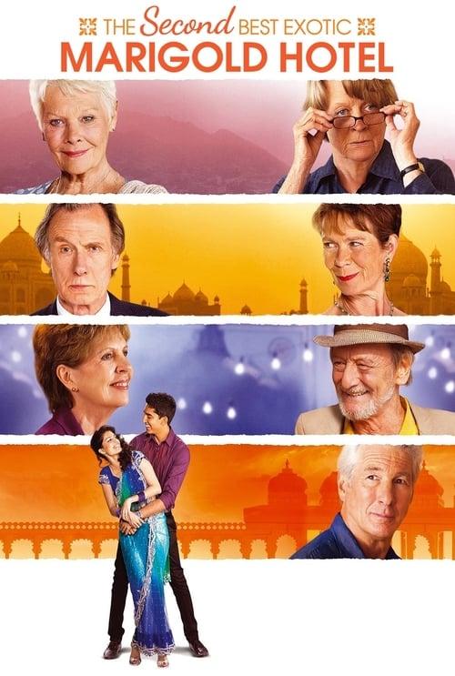 The Second Best Exotic Marigold Hotel 2015 official movie poster