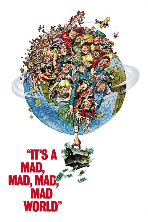 It's a Mad, Mad, Mad, Mad World 1963 official movie poster
