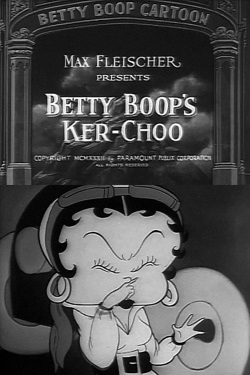 Betty Boop's Ker-Choo 1933 official movie poster