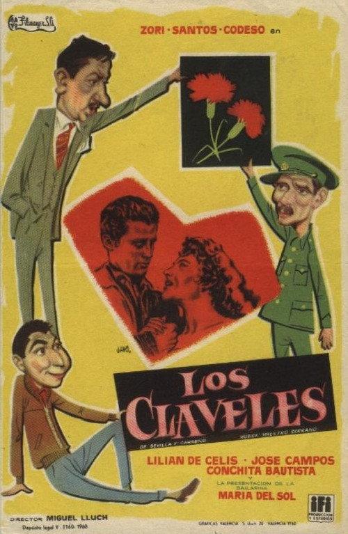 Los claveles 1960 official movie poster