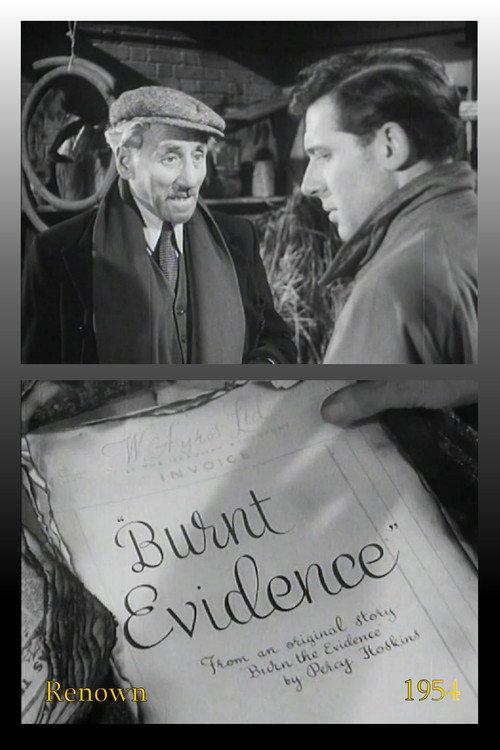 Burnt Evidence 1954 official movie poster