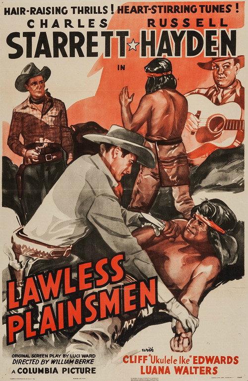 Lawless Plainsmen 1942 official movie poster