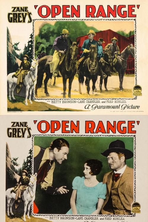 Open Range 1927 official movie poster