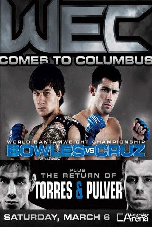 WEC 47: Bowles vs. Cruz 2010 official movie poster