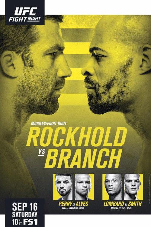 UFC Fight Night 116: Rockhold vs. Branch 2017 official movie poster