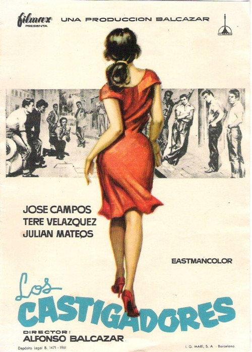 Los Castigadores 1962 official movie poster