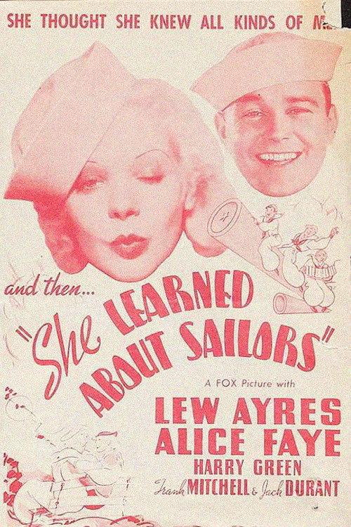 She Learned About Sailors 1934 official movie poster