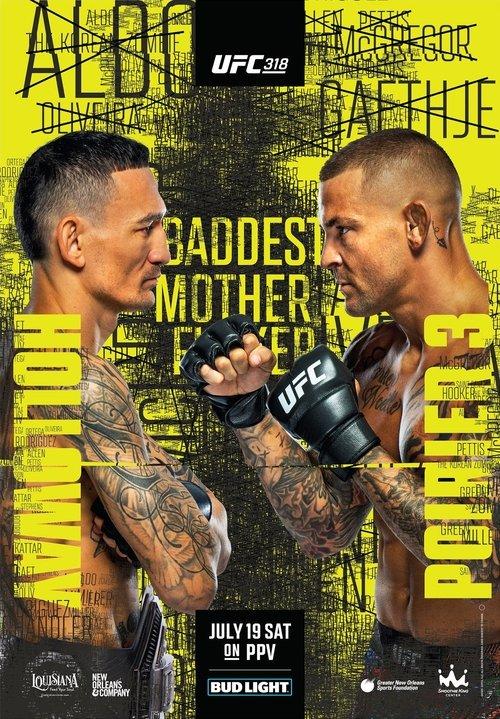 UFC 318: Holloway vs. Poirier 3 2025 official movie poster