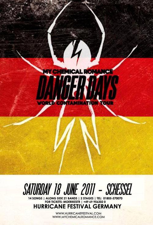 My Chemical Romance Hurricane Festival 2011 official movie poster