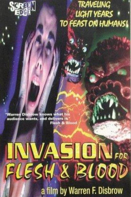 Invasion for Flesh and Blood 1991 official movie poster