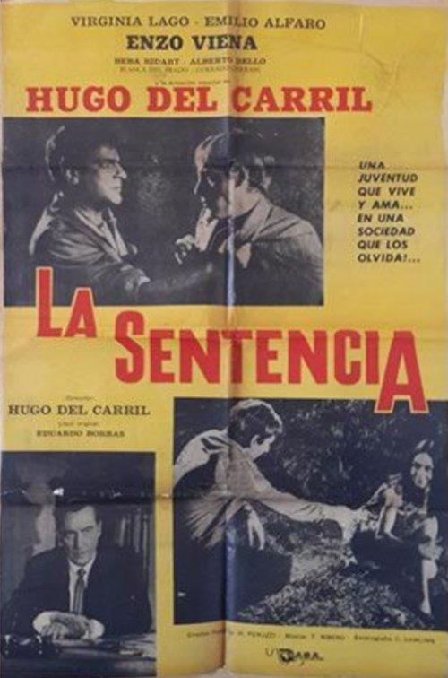La sentencia 1964 official movie poster