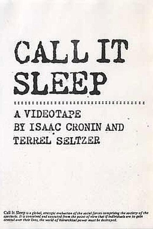 Call It Sleep 1982 official movie poster