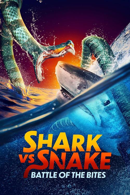 Shark vs Snake: Battle of the Bites 2023 official movie poster