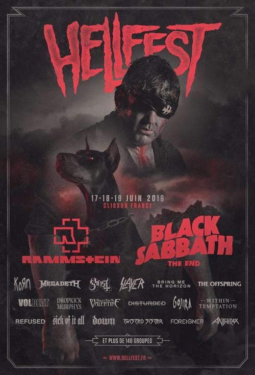 Rammstein - Live at Hellfest 2016 official movie poster