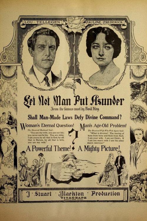 Let Not Man Put Asunder 1924 official movie poster