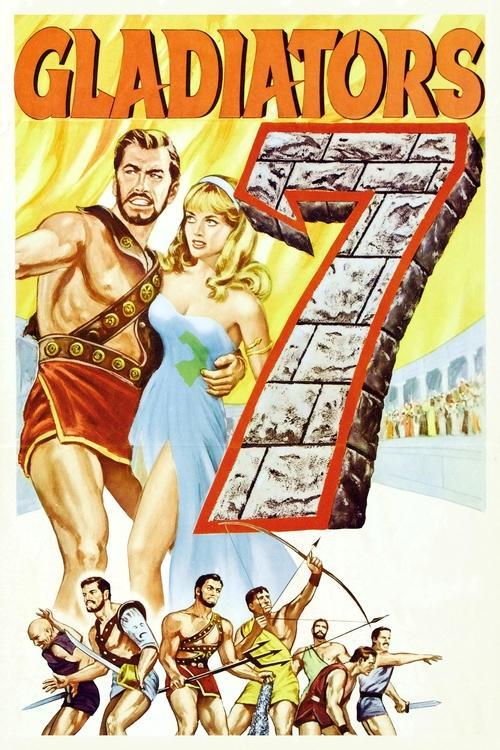 Gladiators 7 1962 official movie poster
