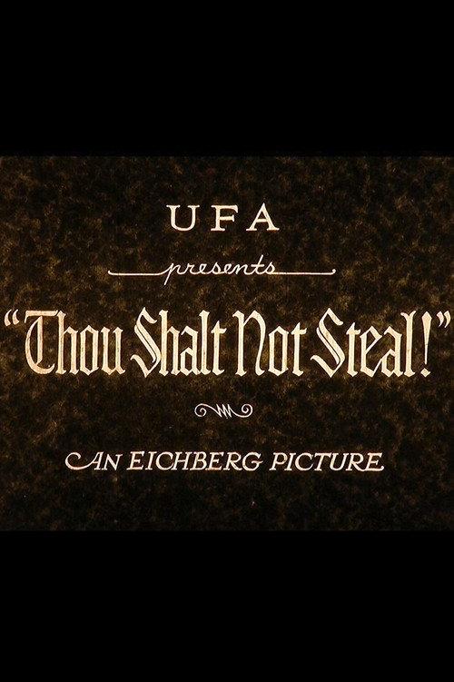 Thou Shalt Not Steal 1928 official movie poster