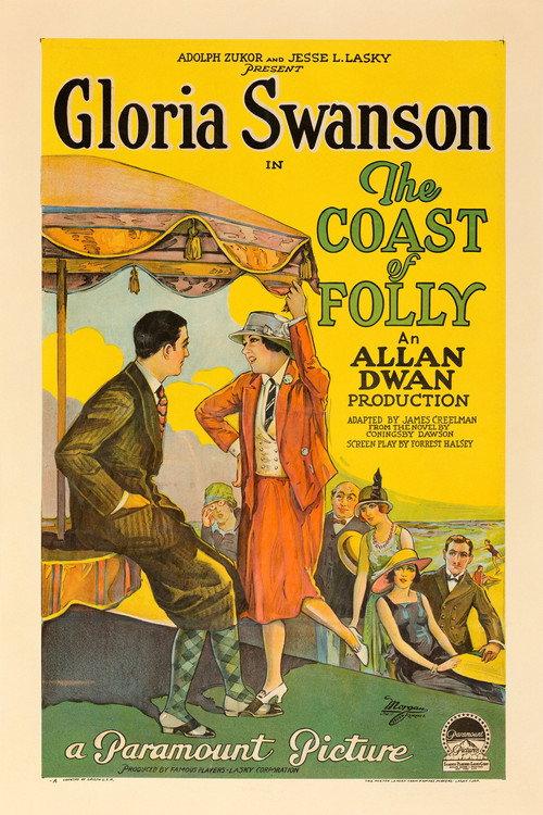 The Coast of Folly 1925 official movie poster