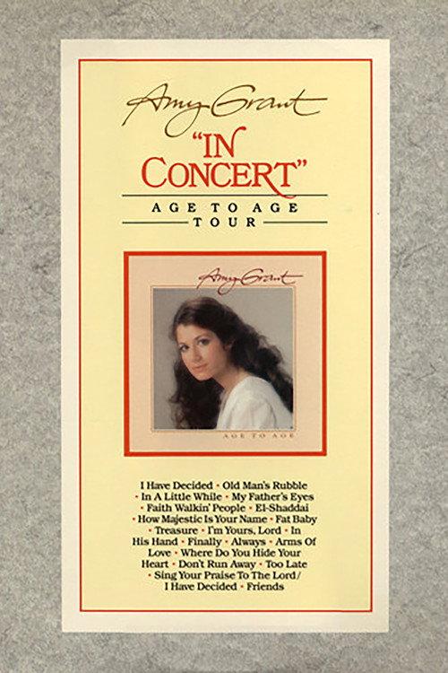 In Concert: Age To Age Tour 1984 official movie poster