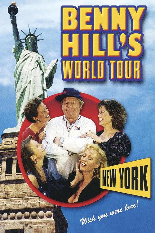 Benny Hill's World Tour: New York! 1991 official movie poster