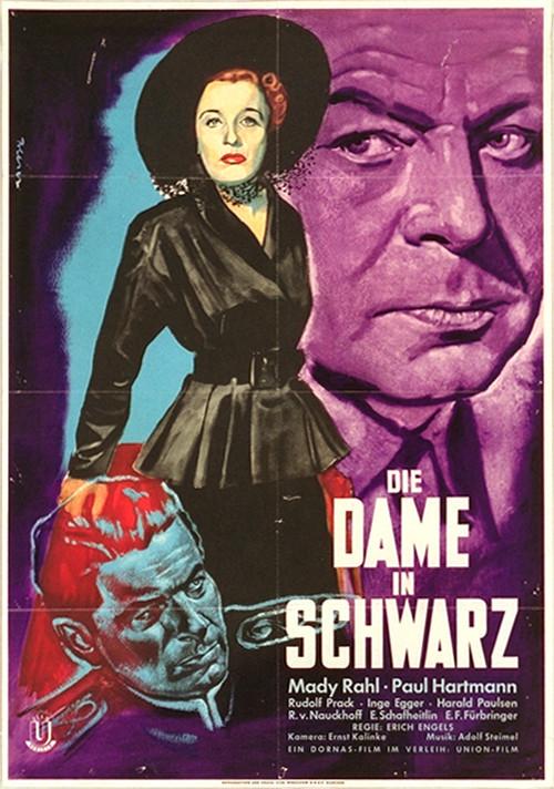 Die Dame in Schwarz 1951 official movie poster