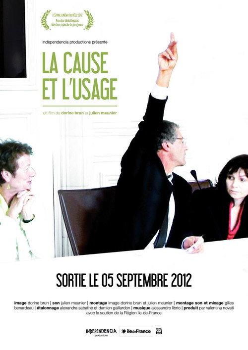 La Cause et l'usage 2012 official movie poster