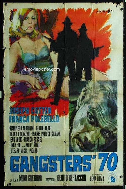 Gangsters '70 1968 official movie poster