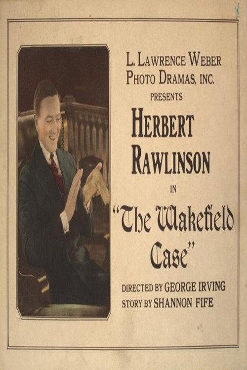 The Wakefield Case 1921 official movie poster