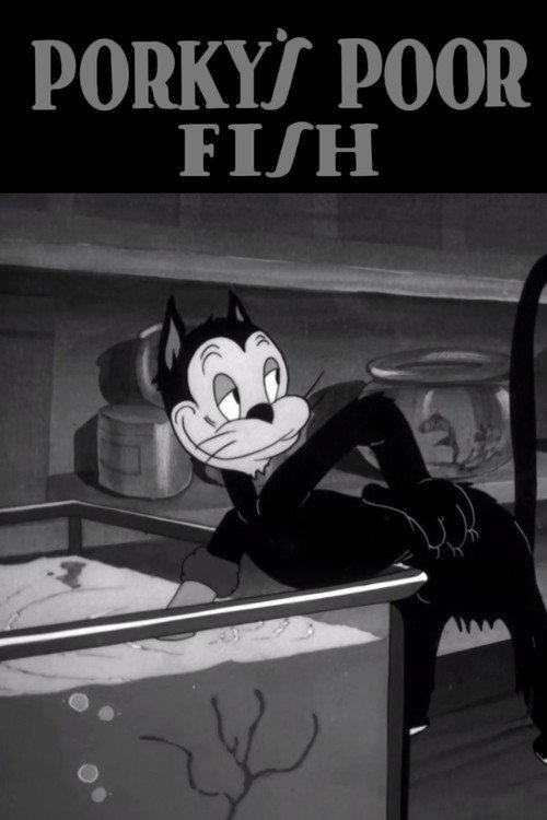 Porky's Poor Fish 1940 official movie poster