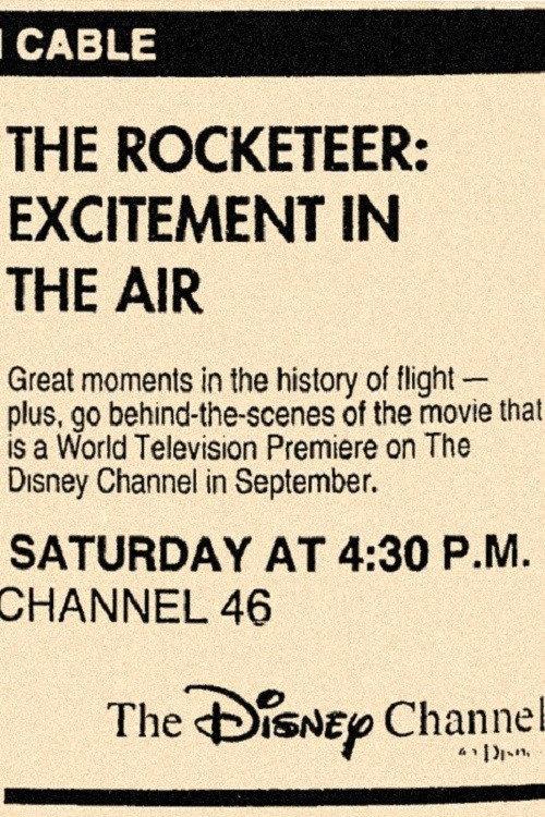 Rocketeer: Excitement in the Air 1991 official movie poster