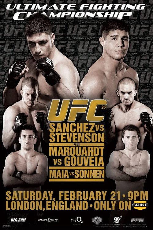 UFC 95: Sanchez vs Stevenson 2009 official movie poster