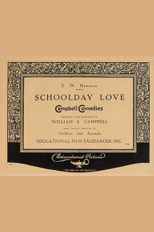 Schoolday Love 1922 official movie poster