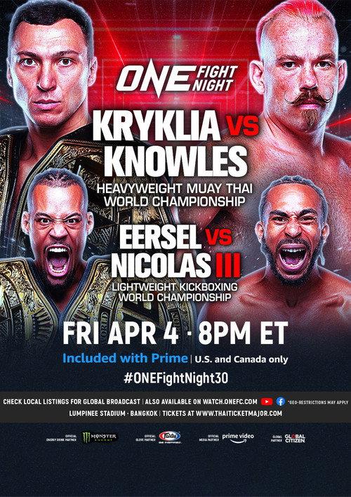 ONE Fight Night 30: Kryklia vs. Knowles 2025 official movie poster