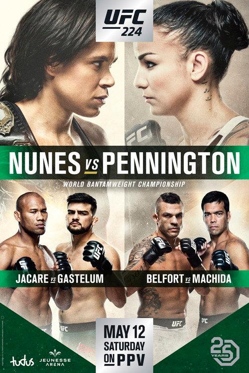 UFC 224: Nunes vs. Pennington 2018 official movie poster