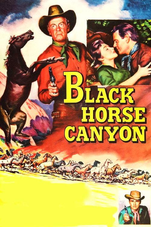Black Horse Canyon 1954 official movie poster