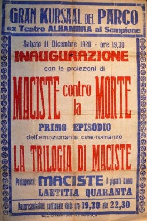 La trilogia di Maciste 1920 official movie poster