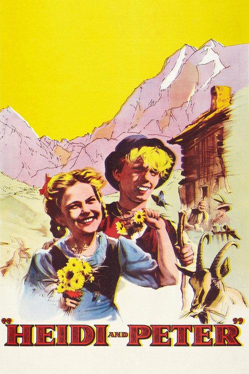 Heidi and Peter 1955 official movie poster
