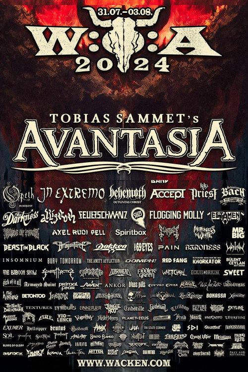 Avantasia Live at Wacken Open Air 2024 2024 official movie poster