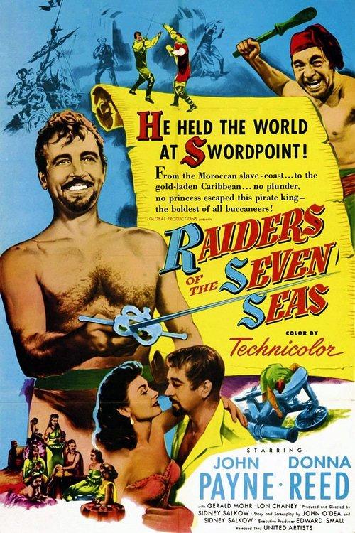 Raiders of the Seven Seas 1953 official movie poster