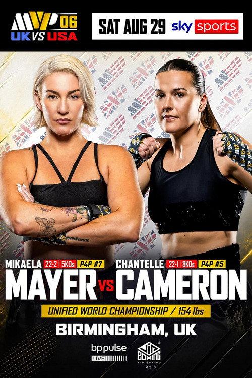Mikaela Mayer vs. Chantelle Cameron 2026 official movie poster