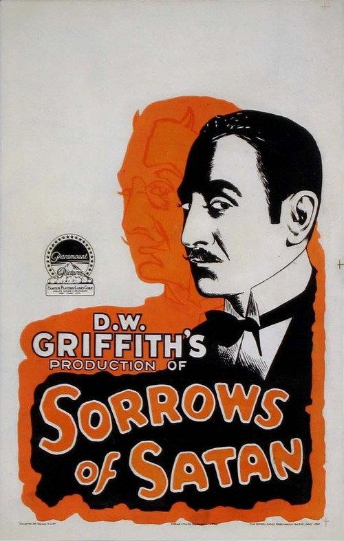 The Sorrows of Satan 1926 official movie poster