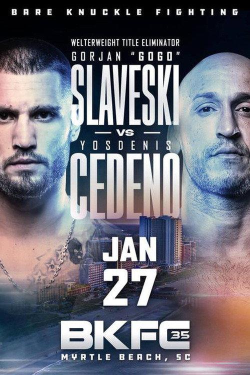 BKFC 35: Cedeno vs. Slaveski 2023 official movie poster