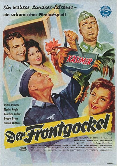 Der Frontgockel 1955 official movie poster