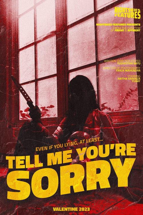 Tell Me You're Sorry 2023 official movie poster