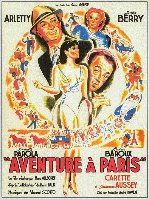 Adventure in Paris 1936 official movie poster