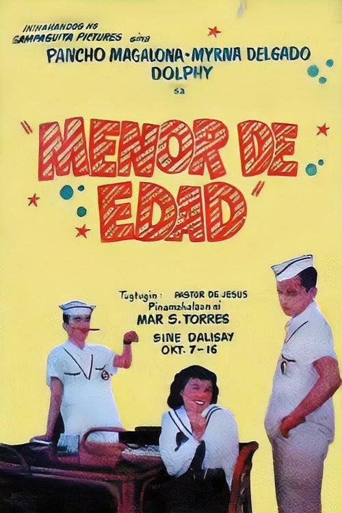 Menor de Edad 1954 official movie poster